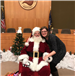 Santa Claus with the City Clerk
