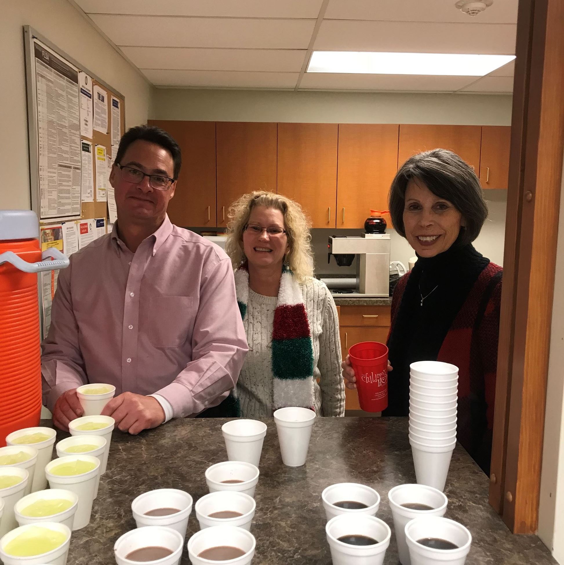 City Staff and Councilmember Luebbe