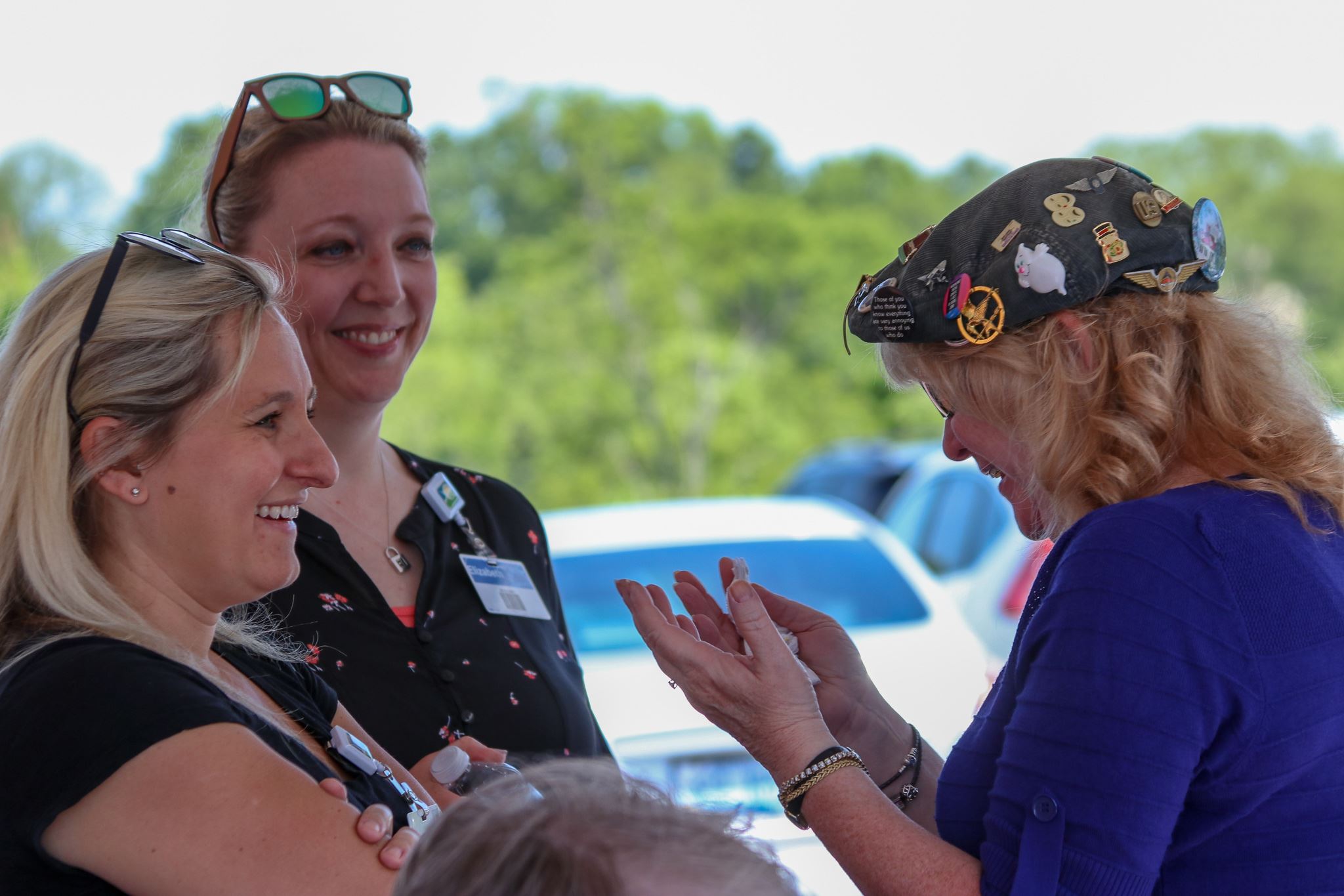 Attendees Conversing